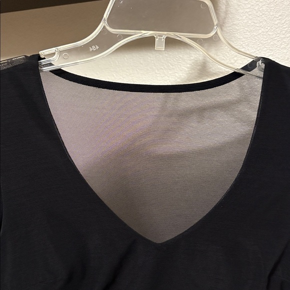 Shapellx Women’s Sz S Black Long Sleeve Dress Bodycon Shapewear Shelf Bra NWOT - Picture 3 of 8